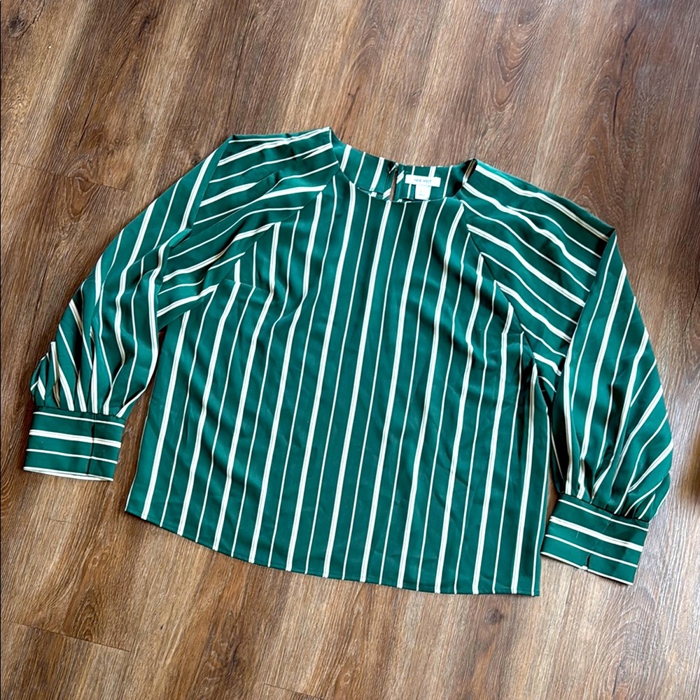 Nine West Puff Sleeve Blouse